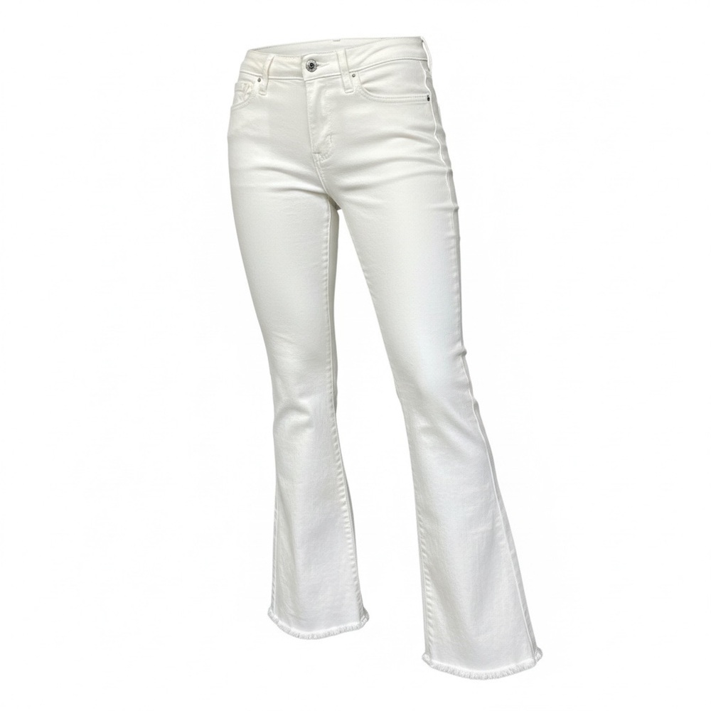 Flying Monkey Women's Cream Flare Jeans size 26‎